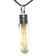 Libyan Dessert Glass Crystal Chakra Healing Pendant Transformation Manifestation