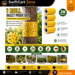 1 Roll Double Sided Sticky Insect Barrier Tape Garden Tree Pest Control