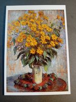 Claude Monet Art Postcard, Jerusalem Artichokes, Unposted