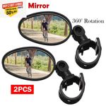 Bicycle Adjustable Rearview Mirror MTB Bike Handlebar Convex Rear View Mirrors