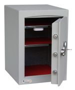 Securikey Mini Vault S2 Silver 2 - Key Locking - Adjustable Shelves