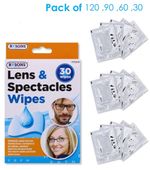 30-120 Optical Glasses Lens & Spectacles Wipes Cloth Camera, Phone Cleaner UK