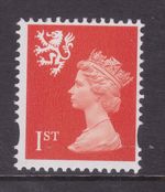 GB SG S108 MNH MINT Scotland 1st ORANGE RED P.14 Regional Definitive