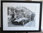 Rare Genuine monochrome photo. 1956 British Grand Prix.
