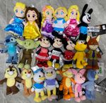 Authentic  Disney NuiMOs Plush Princess Mickey Piglet Dolls Hongkong Disneyland
