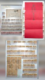 CHINA Coiling Dragon Postmark Collection + Part Red Band Cover - 145+ Stamps