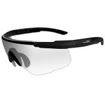 Wiley X Saber Advanced Glasses Prescription Clear Lens Case Matte Black Frame