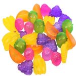 20/100pcs Mixed Fruit Shaped Ice Cubes Reusable Plastic Cool Cold Drinks Freezer
