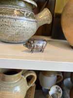 1904 Antique Silver Pig Pin Cushion Fully hallmarked Birmingham HM