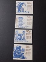 GB 1987/1988 50p Folded Booklets x4. ''MCC Series'' FB39/FB40/FB41/FB42 MNH