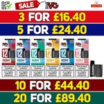 IVG Pro 12 Refill Pods | Prefilled Pods | 20mg E Cig | 10K Puffs Replacement Pod