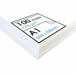 Acid Free Cartridge Paper for Drawing 170gsm A1- 100  Ideal for Dry Art Applicat