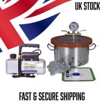8L Forge Vacuum Chamber & 4.5cfm Pump - Degassing Tool - Free 1m PTFE
