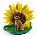 Rhodesian Ridgeback Sunflower Figurine
