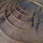 Gold Matte Hoops – 20–70cm Metal Rings for Crafts, Macramé & Dreamcatchers