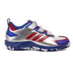 adidas Adipure Trainer Kids Baseball Turf Shoes Silver | UK Size 2 - 5.5 K