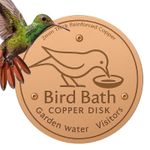 Bird Bath Copper Disk for Water Physical Safe Clean Copper Purification Cleaner