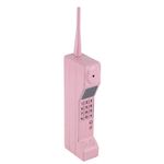 Retro Cellphone Model, Old Fashioned Brick Prop Pink