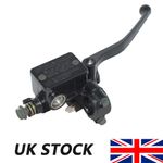 Universal 22mm Motorcycle Brake Master Cylinder Lever Right 7/8" Black UK NEW