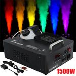 1500W 24LED Vertical Smoke Machine DMX Remote Stage Fog Machine Christmas Party