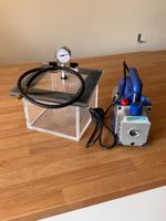 Vacuum pump & heavy acrylic chamber for Silicone Mould model making