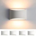 1-4x LED Wall Light Indoor 7W Modern Plaster Warm White Wall Lamp Hallway Sconce
