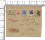 ca 1919 Poland Greater Polish Uprising Poczta Polska on Germania stamps; 62462