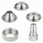 5 Pieces Texture Spray Nozzle Kit Consistent Orifice Set Even for Workshop
