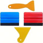 4 pcs Vinyl Wrap Squeegee Applicator Professional Wrapping Decal Tool FeltEdge..