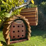 Ladybird House Bug Houses Nest Nester Garden Insect Habitat (Set of 2)