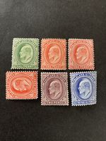 Falkland Islands. ED V11. 1904/12. Part set to 2.5d. with extra 1d shade.Fine MM