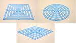 Patchwork Template Quilting Stencil Sewing Craft Ruler Perspex Acrylic 4 Shapes