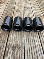 FOR BMW M5/M8 M Performance Black Carbon Fibre Exhaust Tips (F90/F91/F92/F93) x4
