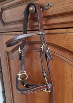 EQVVS MINIATURE INHAND BRIDLE BROWN XXS