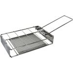 HIGHLANDER CAMPING HIKING TREKKING FOLDING GRILL PORTABLE TRAVEL TOASTER