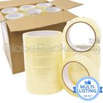 CLEAR 1" PACKING TAPE CELLOTAPE SELLOTAPE ADHESIVE TAPE - 25mm x 66M - ALL QTY'S