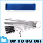 20 Needle 13 Wires Brush Carb Dirt Jet Bong Cleaner Tool Carburetor Cleaning Kit