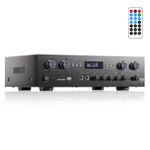 Donner 4 Channel Bluetooth Stereo Audio Home Amplifier Receiver Peak Power 440W