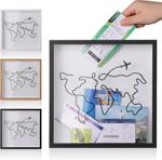 Adventure Archive Travel Memory Keepsake Life in a Box Frame with Non-Marking Na