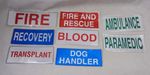Obsolete Emergency Services/Fire/Medical/Ambulance High Viz Clothing Badge LARGE