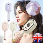 Electric Spray Air Cushion Massage Comb,Self-Cleaning Anti-Tangle Electric Brush