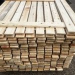 100 New Pallet Boards - Rough Sawn Timber KILN DRIED Wall Cladding Free P&P