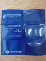 National Rail Blue Ticket Pass Oyster Card Wallet 