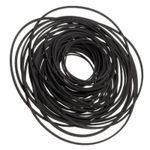100pcs 40-135mm Mixed Rubber Drive Belts for Cassette Tape Deck CD DVD Player