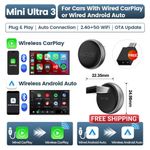 CarlinKit Mini Ultra 3 CarPlay & Android Auto Adapter OEM Wired To Wireless