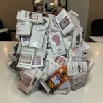 False Nails Bundle Box of 100 Mixed Fake Nails Toenails Gel Nail Wraps Job Lot