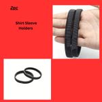 Sleeve Garters Anti-Slip Shirt Sleeve Holders Garters Stretch Metal Armbands
