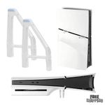 2X Horizontal Stand for PS5 Slim Disc Edition Console Support Feet Bracket