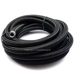 PTFE TEFLON® AN-3 3AN 1/8" 3MM NYLON/STAINLESS STEEL Braided Brake Hose 1 Metre