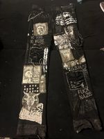 DIY Crust Punk Patch Trousers